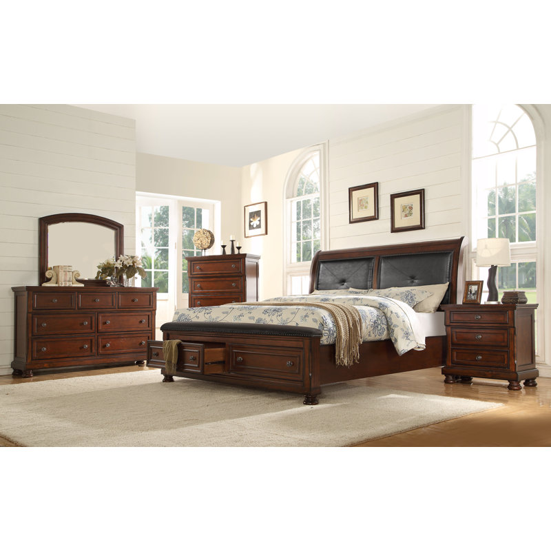 Alcott Hill Caila Platform 4 Peice Bedroom Set Wayfair